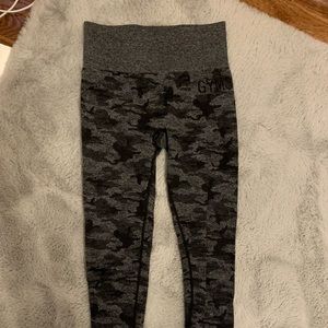 Gymshark black camo leggings